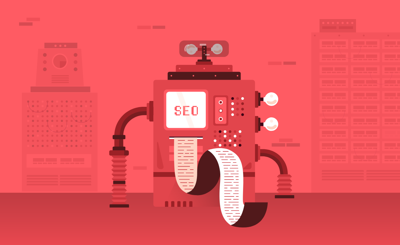 Ecommerce SEO automation illustrations